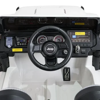 Dječji Jeep Wrangler Rubicon Lift Bijeli Auto Na Akumulator 17