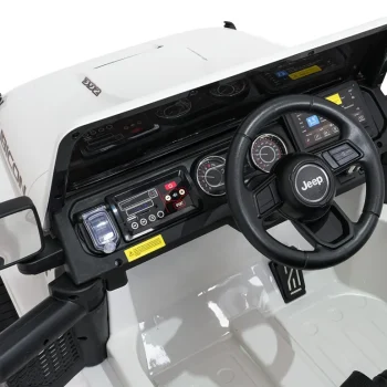 Dječji Jeep Wrangler Rubicon Lift Bijeli Auto Na Akumulator 18