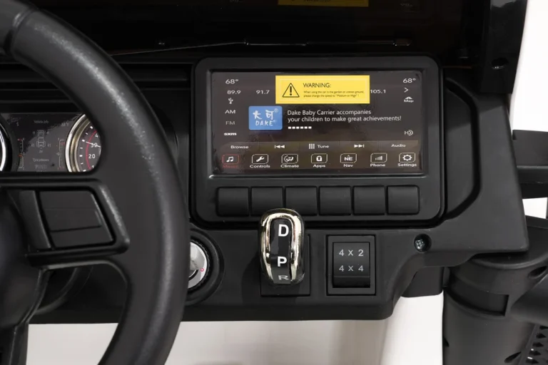 Dječji Jeep Wrangler Rubicon Lift Bijeli Auto Na Akumulator 19