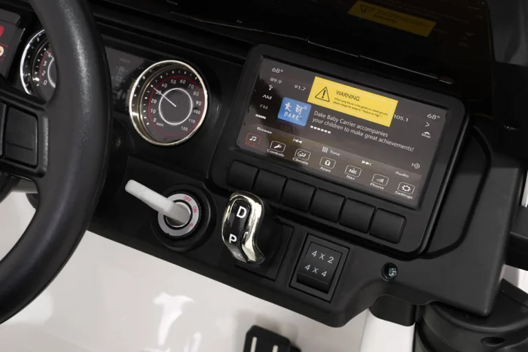 Dječji Jeep Wrangler Rubicon Lift Bijeli Auto Na Akumulator 20
