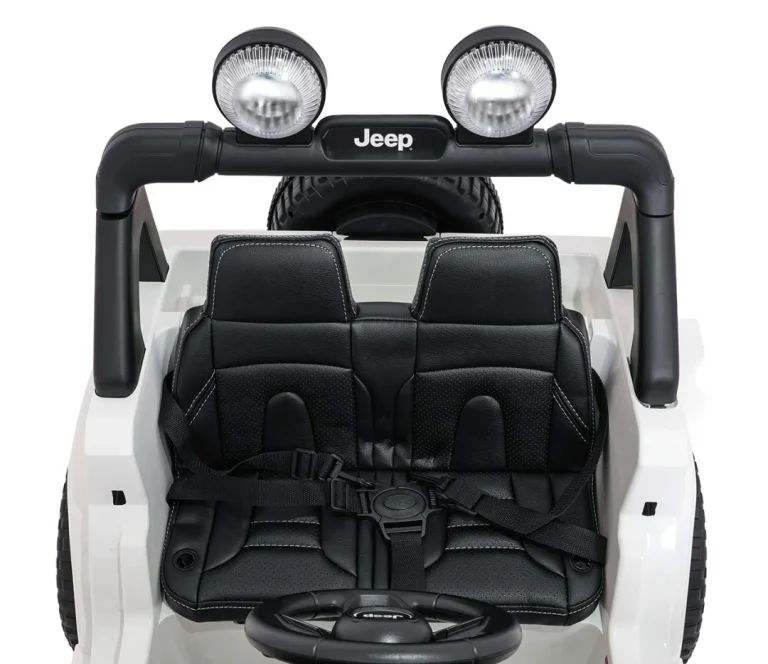Dječji Jeep Wrangler Rubicon Lift Bijeli Auto Na Akumulator 22