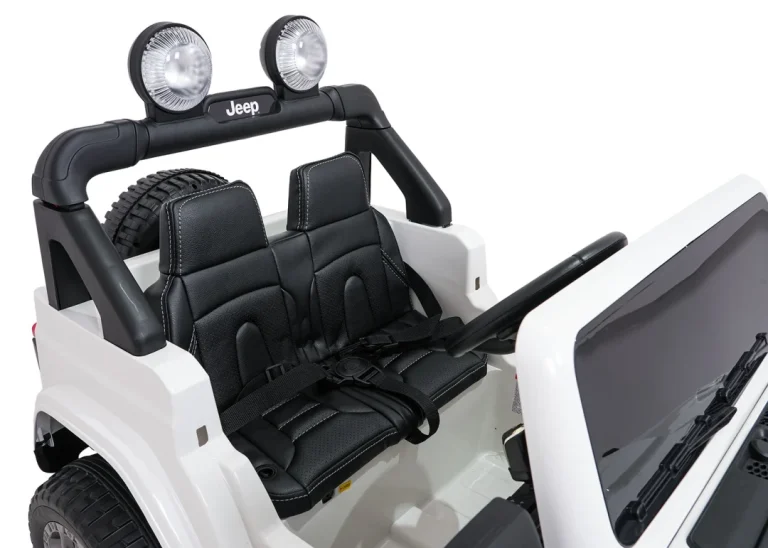 Dječji Jeep Wrangler Rubicon Lift Bijeli Auto Na Akumulator 23