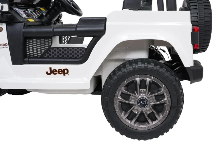 Dječji Jeep Wrangler Rubicon Lift Bijeli Auto Na Akumulator 25