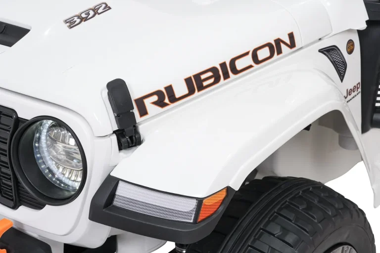 Dječji Jeep Wrangler Rubicon Lift Bijeli Auto Na Akumulator 26