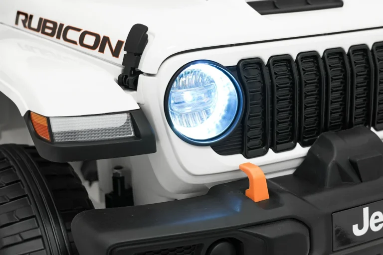 Dječji Jeep Wrangler Rubicon Lift Bijeli Auto Na Akumulator 27
