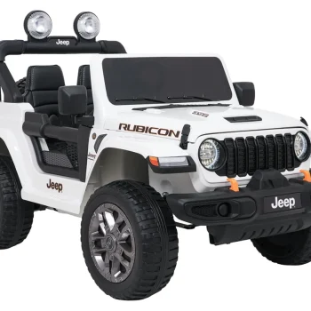 Dječji Jeep Wrangler Rubicon Lift Bijeli Auto Na Akumulator 4