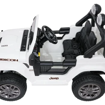 Dječji Jeep Wrangler Rubicon Lift Bijeli Auto Na Akumulator 6