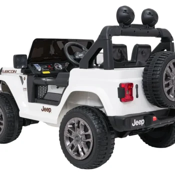Dječji Jeep Wrangler Rubicon Lift Bijeli Auto Na Akumulator 7
