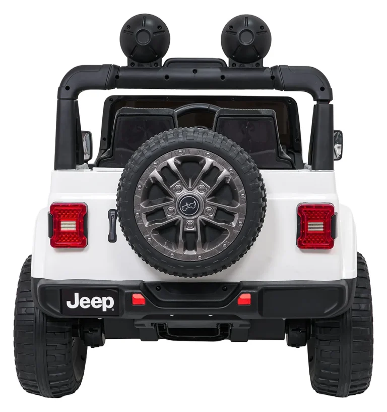 Dječji Jeep Wrangler Rubicon Lift Bijeli Auto Na Akumulator 8