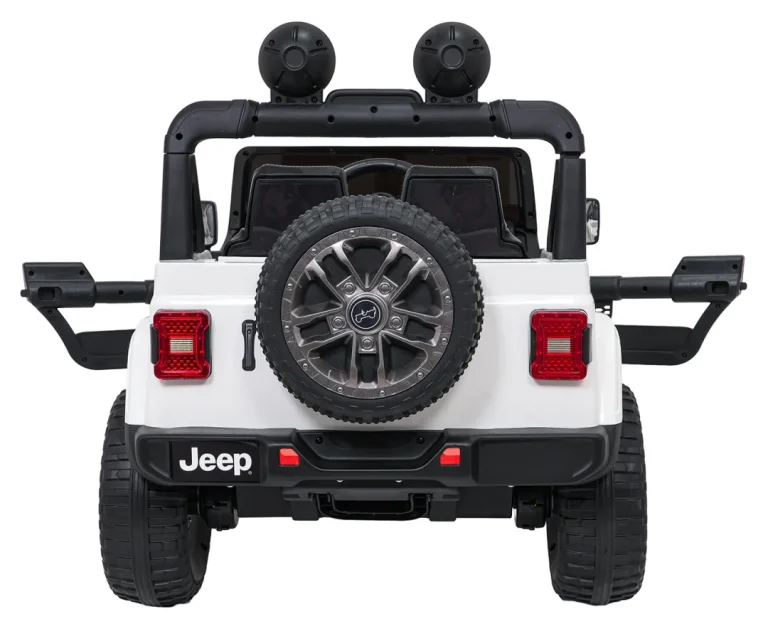 Dječji Jeep Wrangler Rubicon Lift Bijeli Auto Na Akumulator 9