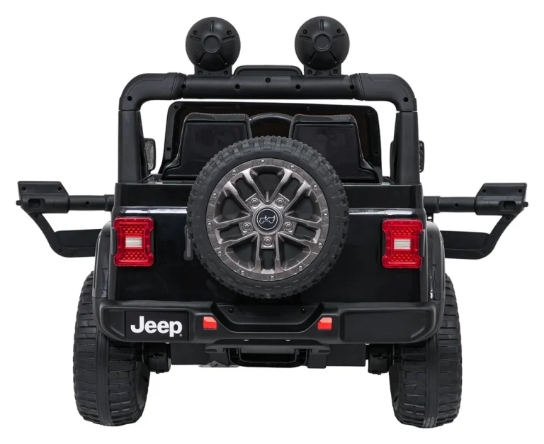 Dječji Jeep Wrangler Rubicon Lift Crni Auto Na Akumulator 10
