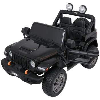 Dječji Jeep Wrangler Rubicon Lift Crni Auto Na Akumulator 12