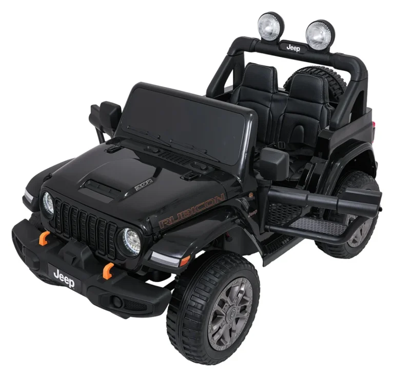 Dječji Jeep Wrangler Rubicon Lift Crni Auto Na Akumulator 12