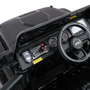 Dječji Jeep Wrangler Rubicon Lift Crni Auto Na Akumulator 16