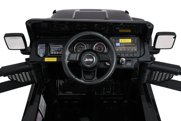 Dječji Jeep Wrangler Rubicon Lift Crni Auto Na Akumulator 17