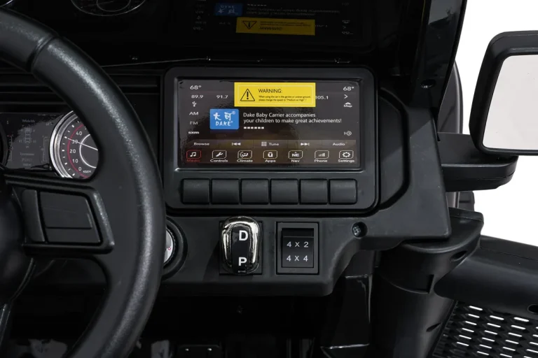 Dječji Jeep Wrangler Rubicon Lift Crni Auto Na Akumulator 19