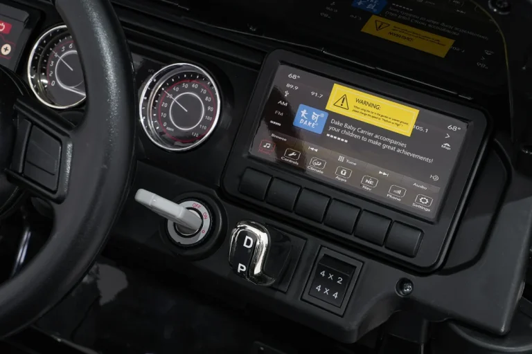 Dječji Jeep Wrangler Rubicon Lift Crni Auto Na Akumulator 20
