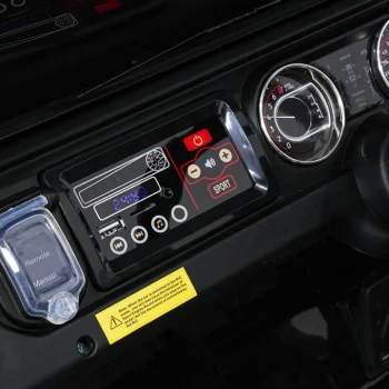 Dječji Jeep Wrangler Rubicon Lift Crni Auto Na Akumulator 21