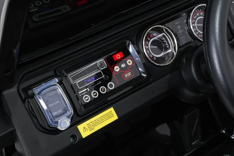 Dječji Jeep Wrangler Rubicon Lift Crni Auto Na Akumulator 21