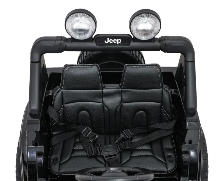 Dječji Jeep Wrangler Rubicon Lift Crni Auto Na Akumulator 22
