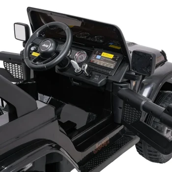 Dječji Jeep Wrangler Rubicon Lift Crni Auto Na Akumulator 24