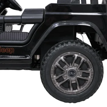 Dječji Jeep Wrangler Rubicon Lift Crni Auto Na Akumulator 27