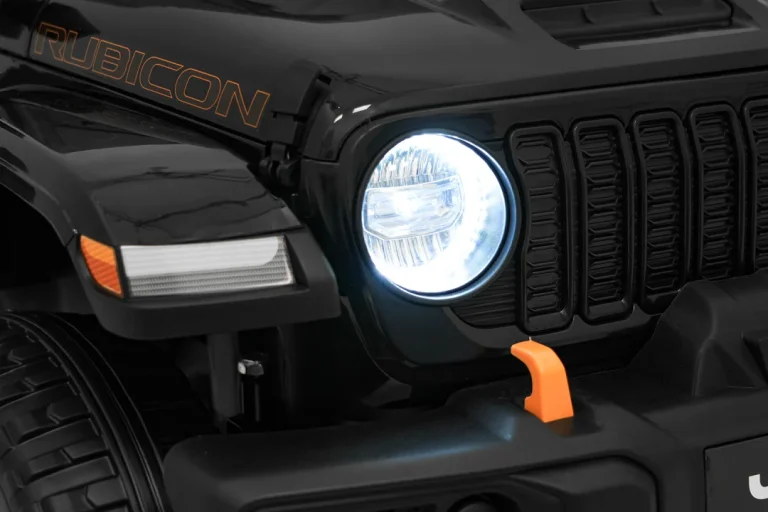 Dječji Jeep Wrangler Rubicon Lift Crni Auto Na Akumulator 29