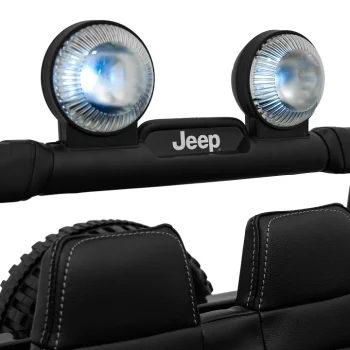 Dječji Jeep Wrangler Rubicon Lift Crni Auto Na Akumulator 33