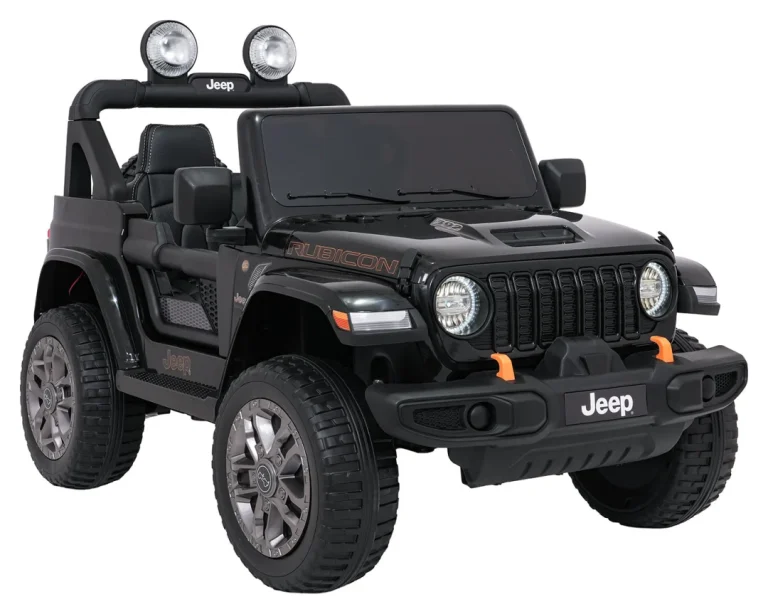 Dječji Jeep Wrangler Rubicon Lift Crni Auto Na Akumulator 5