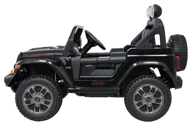 Dječji Jeep Wrangler Rubicon Lift Crni Auto Na Akumulator 6
