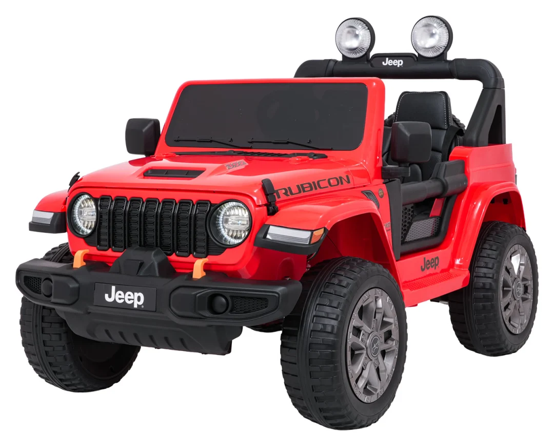 Dječji Jeep Wrangler Rubicon Lift Crveni Auto Na Akumulator 1