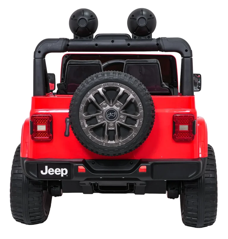 Dječji Jeep Wrangler Rubicon Lift Crveni Auto Na Akumulator 10
