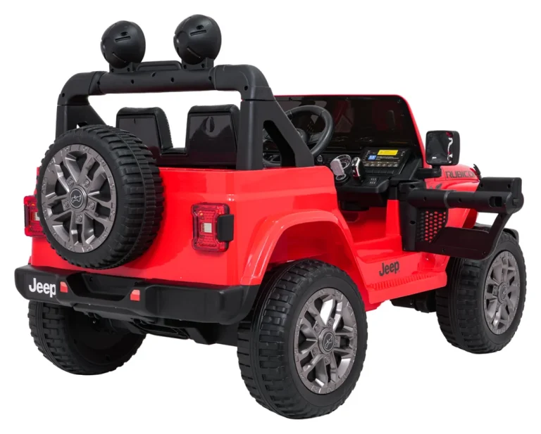 Dječji Jeep Wrangler Rubicon Lift Crveni Auto Na Akumulator 11