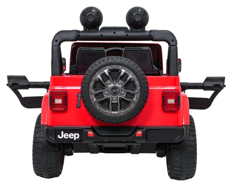 Dječji Jeep Wrangler Rubicon Lift Crveni Auto Na Akumulator 12