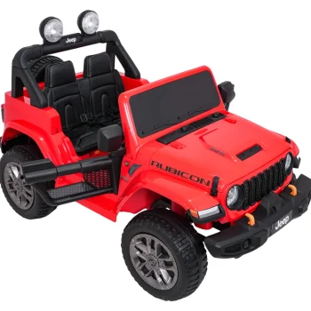 Dječji Jeep Wrangler Rubicon Lift Crveni Auto Na Akumulator 13