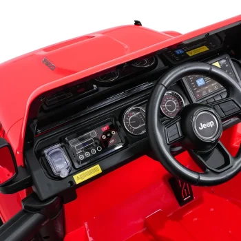 Dječji Jeep Wrangler Rubicon Lift Crveni Auto Na Akumulator 17