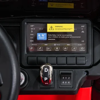 Dječji Jeep Wrangler Rubicon Lift Crveni Auto Na Akumulator 20