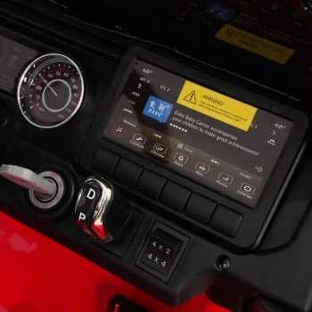 Dječji Jeep Wrangler Rubicon Lift Crveni Auto Na Akumulator 21