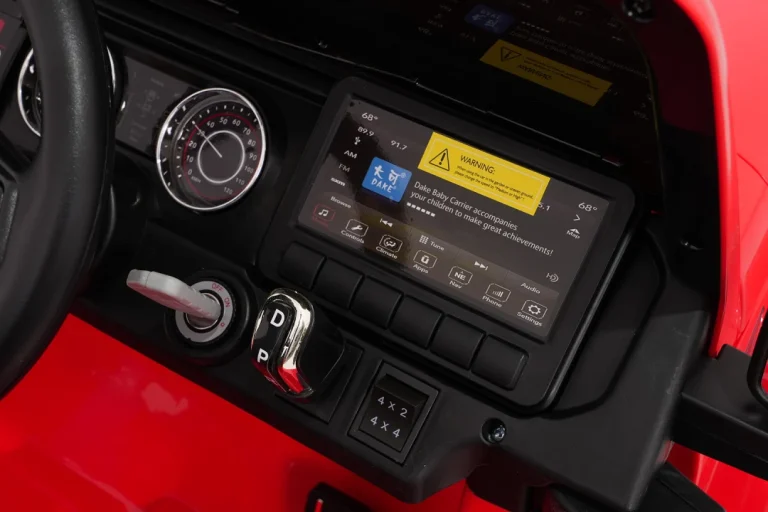 Dječji Jeep Wrangler Rubicon Lift Crveni Auto Na Akumulator 21