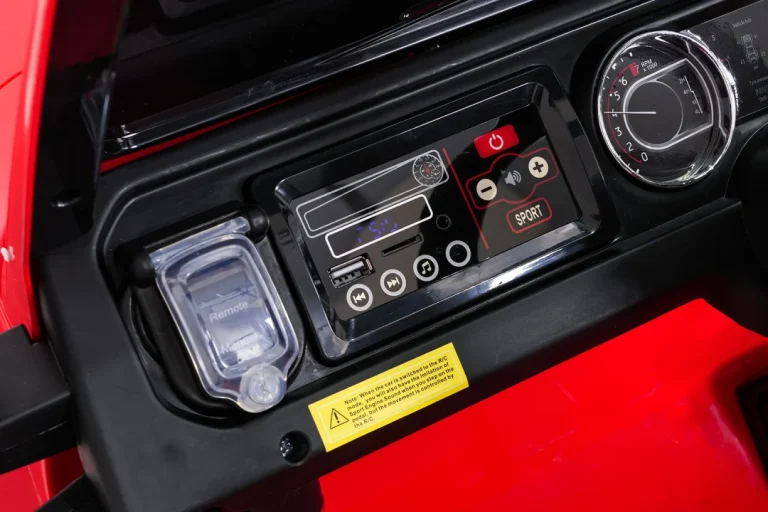 Dječji Jeep Wrangler Rubicon Lift Crveni Auto Na Akumulator 22