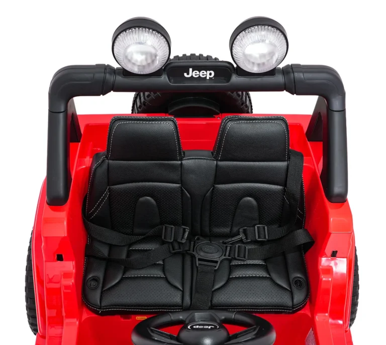 Dječji Jeep Wrangler Rubicon Lift Crveni Auto Na Akumulator 23