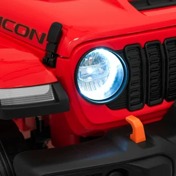 Dječji Jeep Wrangler Rubicon Lift Crveni Auto Na Akumulator 28
