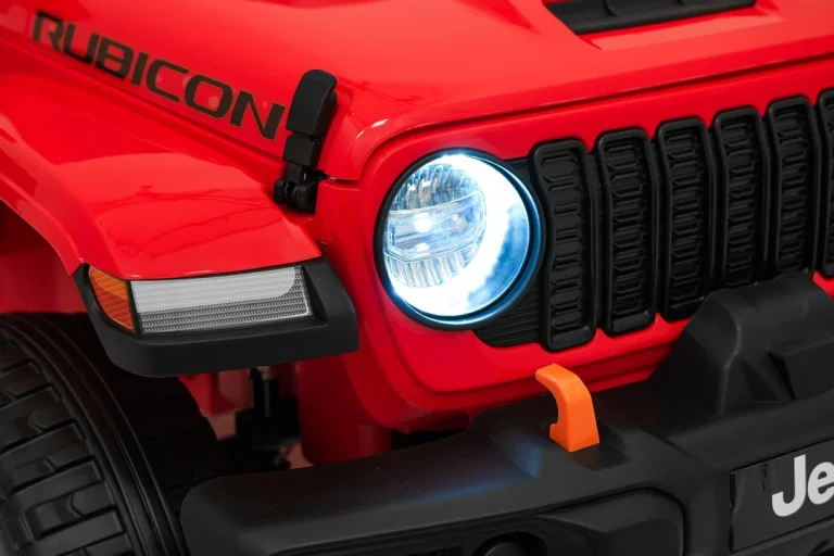 Dječji Jeep Wrangler Rubicon Lift Crveni Auto Na Akumulator 28