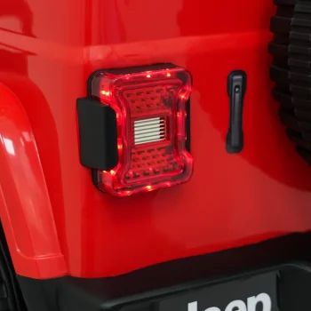 Dječji Jeep Wrangler Rubicon Lift Crveni Auto Na Akumulator 29