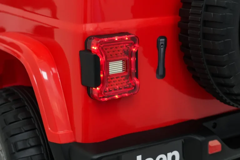 Dječji Jeep Wrangler Rubicon Lift Crveni Auto Na Akumulator 29