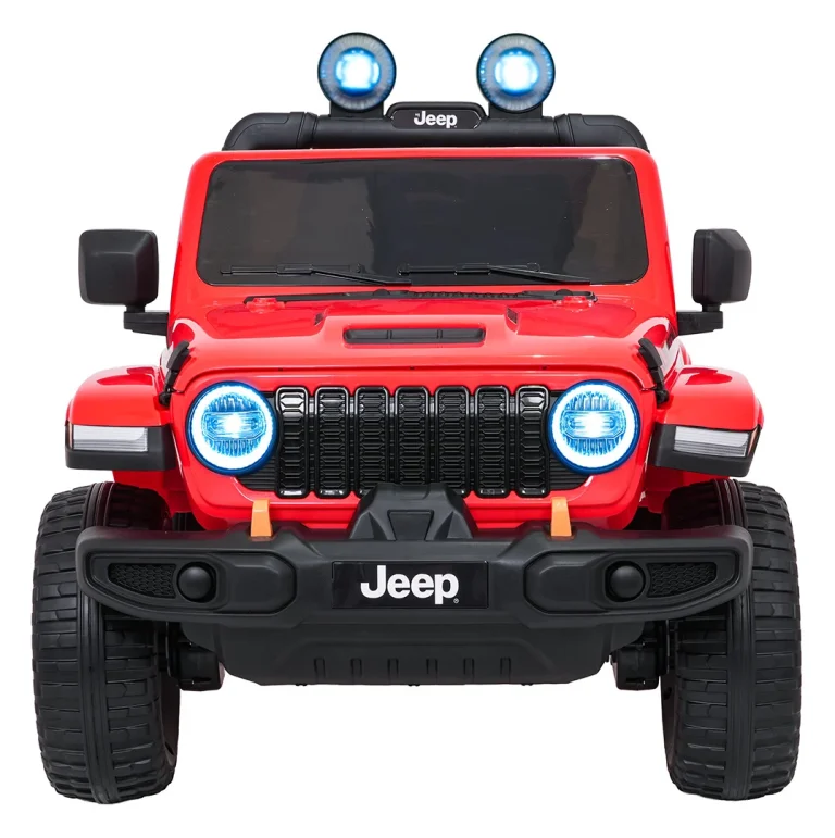 Dječji Jeep Wrangler Rubicon Lift Crveni Auto Na Akumulator 3