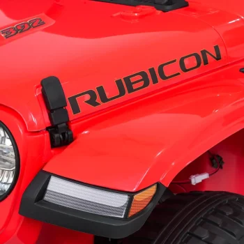 Dječji Jeep Wrangler Rubicon Lift Crveni Auto Na Akumulator 30