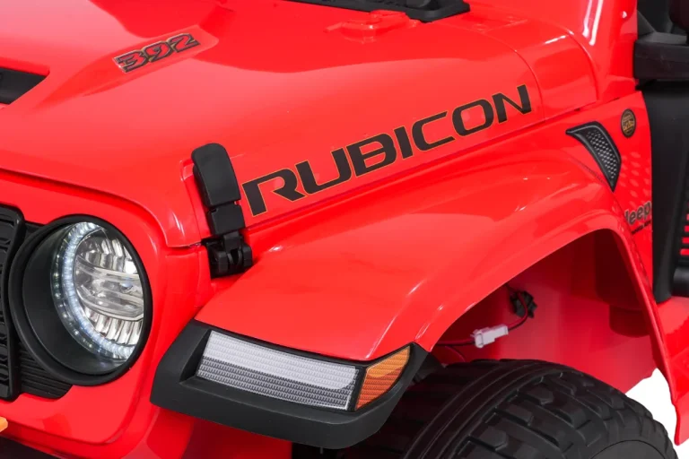 Dječji Jeep Wrangler Rubicon Lift Crveni Auto Na Akumulator 30