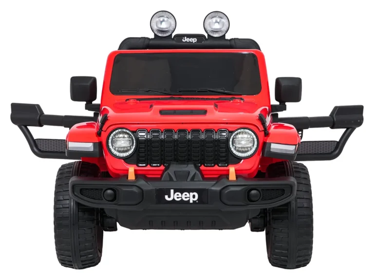 Dječji Jeep Wrangler Rubicon Lift Crveni Auto Na Akumulator 4