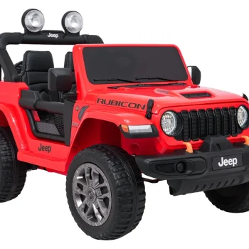 Dječji Jeep Wrangler Rubicon Lift Crveni Auto Na Akumulator 5